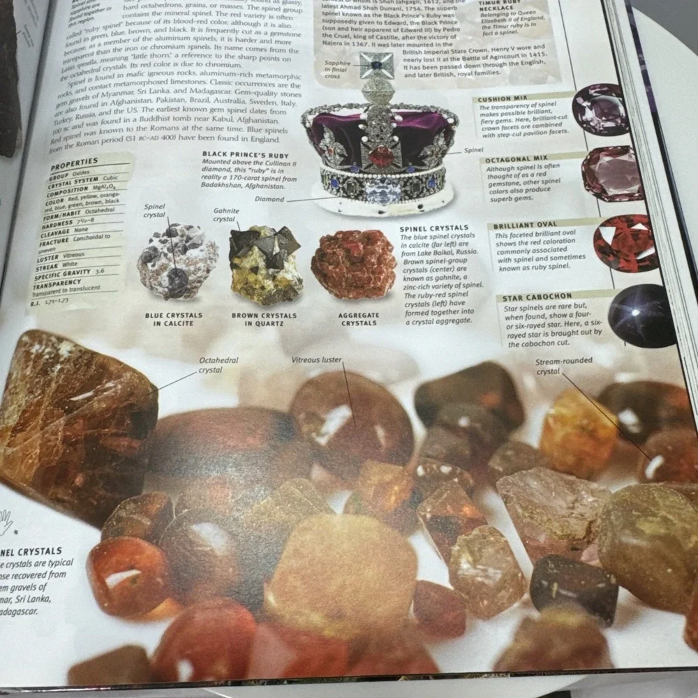 Rock & Gem Definitive Guide Rocks Minerals Gems Fossils Smithsonian DK Book